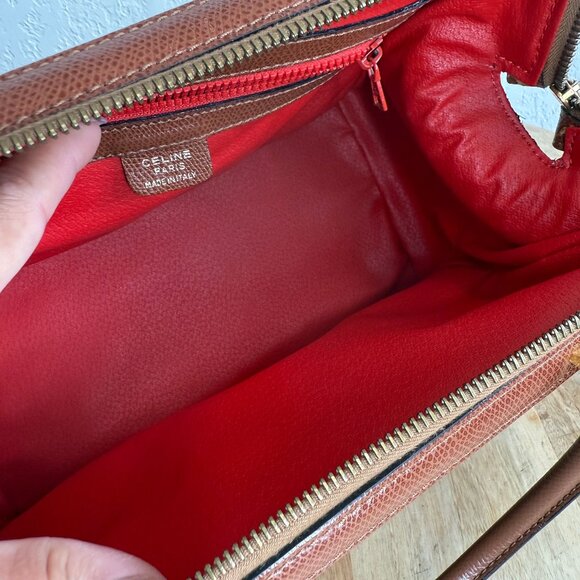 Celine Vintage Boston Bag Brown - Picture 6 of 9